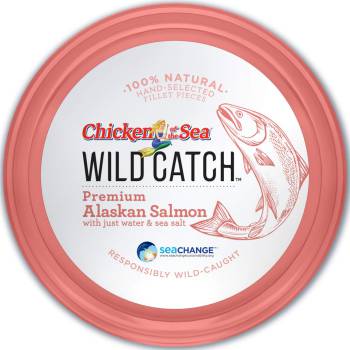 Chicken of the Sea Wild Catch, 100% Natural Alaskan Salmon, 4.5-Ounce Cups, (Pack of 8)