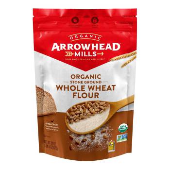 Arrowhead Mills Flour Stone Ground Wheat Organic, 22 oz