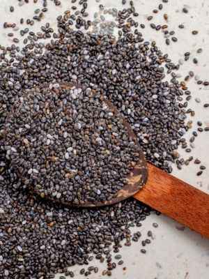 Chia seeds contain high proportions of essential fatty acids and low levels of saturated fatty acids, linoleic acid, and α-linolenic acid