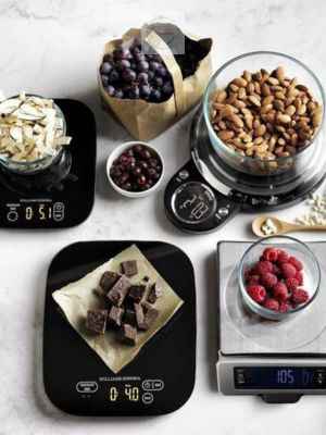 Kitchen scales for weighing food in the kitchen during cooking, allowing you to create consistent cakes and pizzas