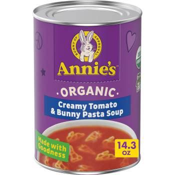 Annie’s Creamy Tomato and Bunny Pasta Canned Soup, Ready To Serve, 14.3 oz