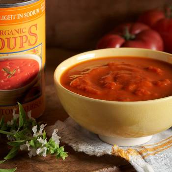 Amy’s Soup, Chunky Tomato Bisque, Light in Sodium, Gluten Free, Made With Organic Tomatoes and Cream, Canned Soup, 14.5 Oz (12 Pack)