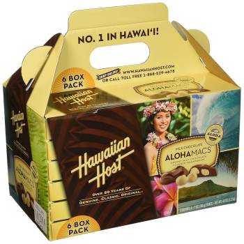 Hawaiian Host Alohamacs Milk Chocolate The Original Chocolate Covered Macadamia Nut, 42 Ounce