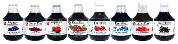 FruitFast - Concord Grape Juice Concentrate "Cold Filled" 2 QUARTS, 64 Day Supply