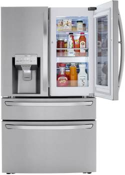 23 cu. ft. Smart wi-fi Enabled InstaView™ Door-in-Door® Counter-Depth Refrigerator with Craft Ice™ Maker