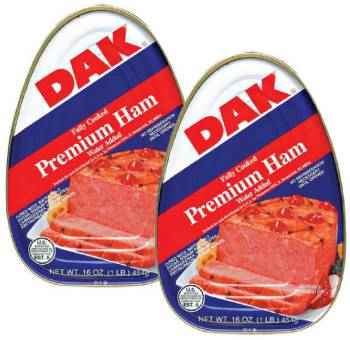 Dak Premium 16oz canned ham is fully cooked, giving you a complete meal full of nutrients and high-quality Protein