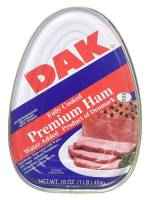 DAK Premium Ham 16 Oz Pack of 4. Item Package Dimension:7.874 cm L X26.162 cm W X31.75 cm H. These Are Canned And Packaged Spiced Meats