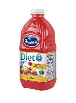 Ocean Spray Diet Cran-Mango Cranberry Mango Juice Drink. Light on calories, the refreshing taste of cranberries and the tropical flavor of mango