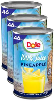 Dole Pineapple Juice is a great way to get vitamin C, with no added sugar, Add a splash to your smoothie