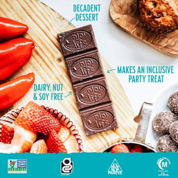 Enjoy Life Chocolate Candy Bars, Ricemilk, Soy Free, Nut Free, Gluten Free, Dairy Free, Non GMO, 1.12 oz bars (Pack of 24), Perfect Lunchbox Treat