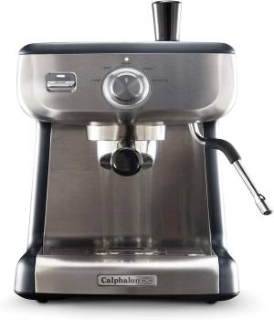 Calphalon BVCLECMP1 Temp iQ Espresso Machine with Steam Wand, Stainless