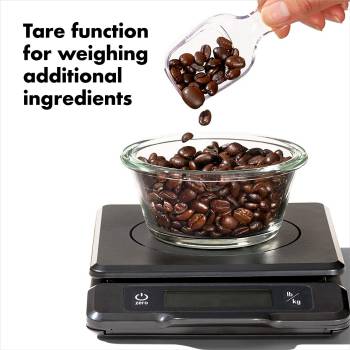 OXO Good Grips 5-lb Food Scale with Pull-Out Display,Black