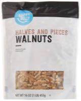 Amazon Brand - Happy Belly California Walnuts Halves and Pieces, 16 ounce (Pack of 2)