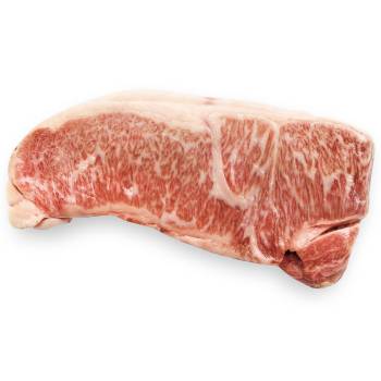 Japanese Beef Wagyu Striploin Steak - approx. 1.5 lb / 680 g - A5 Grade 100% Wagyu imported from Miyazaki Japan