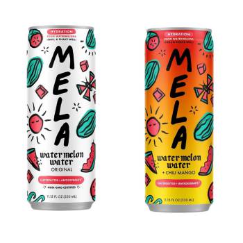 Mela Water Natural Watermelon Juice Drink, Electrolytes & Antioxidants, Natural Hydration, Coconut Water Alternative, Vitamin C, Natural Flavor 