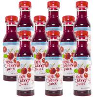 Cherry Bay Orchards Montmorency Tart Cherry Juice - (9 pack - 12oz Bottles) - 100% Domestic, All Natural Ingredients, No Added Sugar, Gluten-Free, GMO Free