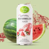 CoCo Joy 100% Natural Watermelon Juice, (12-Pack) Fresh Low-Calorie Watermelon Drink with Electrolytes, Vitamins C and A, and Potassium