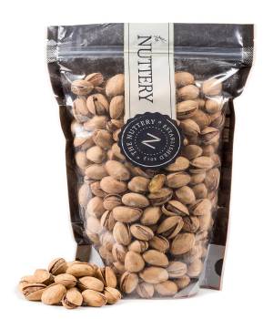 The Nuttery Assorted Pistachios Gift Tray in 6 Flavors: Turkish, Jalapeno, Onion Garlic, Salt & Pepper, Chile, and Roasted & Salted Pistachio Nuts