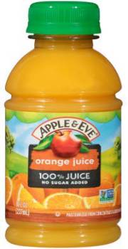 Apple & Eve On The Go 100% Fruit, Orange Juice, 8oz (Pack of 24)