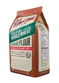 Bob's Red Mill, Organic Flour, Whole Wheat, 5 lb