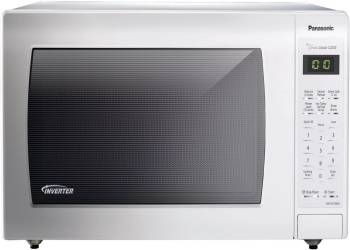 PANASONIC Countertop Microwave Oven with Inverter Technology, Genius Sensor, Turbo Defrost and 1250W of high cooking power – NN-SN736W – 1.6 cu. Ft. (White)