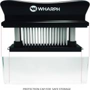 WHARPH Premium Meat Tenderizer - Manual Hand Held Heavy Duty and Dishwasher Safe 48-Blade Stainless Steel Razor Pin Press Kitchen Tool