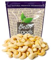 Raw Cashews 22 oz (Whole, Unsalted, No Shell, All Natural, Non-GMO, In Resealable Bag, Nutrient Dense Low Carb High Fat Snack)