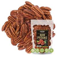 Raw Pecan Halves 44 oz (2.75 lb) Natural American Pecans | No PPO | Batch Tested Gluten & Peanut Free | Non-GMO | Shelled | Extra Fancy|No Preservatives | Vegan | Keto & Paleo Friendly