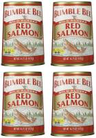 Bumble Bee Alaska Sockeye Red Salmon, 14.75-Ounce Cans (Pack of 4)