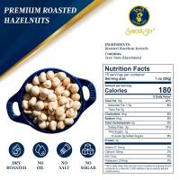 Roasted Hazelnuts Natural Non-GMO Certified, Unsalted, Dry Roasted, Kosher Certified ,16 oz