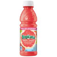 Tropicana 100% Juice, Ruby Red Grapefruit, 10 fl oz (Pack of 24) - Real Fruit Juices, Vitamin C Rich, No Added Sugars, No Artificial Flavors