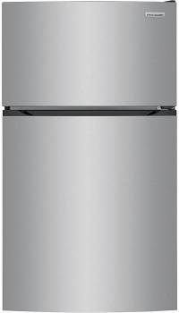 Frigidaire FFHT1425VV 28 Inch Freestanding Top Freezer Refrigerator (Brushed Steel), 13.9 cu.ft.