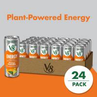 V8 +ENERGY Orange Pineapple Energy Drink, 8 Ounce Can (Case Of 24)