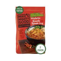  Mike's Mighty Good Craft Ramen Vegetarian Kimchi Soup - Instant Ramen Noodles - Organic Instant Noodles - Vegan Ramen Soup - 2.3 Ounces