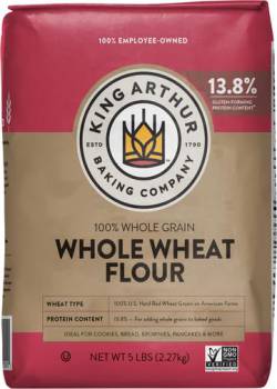 King Arthur Whole Wheat Traditional Flour, 5 lb, 80 Oz