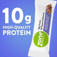 ZonePerfect Protein Bars | 10g Protein | 15 Vitamins & Minerals | Nutritious Snack Bar | Chocolate Chip Cookie Dough | 20 Bars