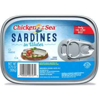 18 packs of 3.75oz sardines in water, high in protein and rich in omega-3 fatty acids, the perfect start to your favorite canned sardines recipes