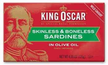 King Oscar Brand canned sardines, a premium quality gourmet product, are the perfect substitute for tuna.