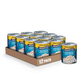 To warm up the coldest days, feel the rich, warm satisfaction of Progresso Clam Chowder canned soup.