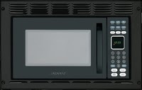 Advent MW912BWDK Black Built-in Microwave Oven with Wide Trim Kit PMWTRIM