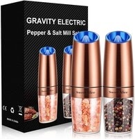 Gravity Electric Pepper and Salt Grinder Set