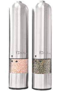 iTouchless Automatic Electric Salt and Pepper Grinder Set