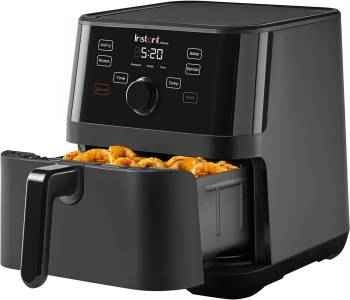 Instant Vortex air fryer with advanced EvenCrisp technology helps hot air circulate evenly from top to bottom