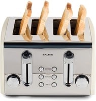 Salter EK3509CREAM Four-Slice Naturals Toaster