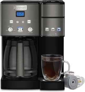 Cuisinart offers a 12-cup coffee maker that is one of the good options for consumers who need to serve a large crowd