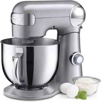 Cuisinart Precision Master 5.5-quart stand mixer delivers precision and performance, with stainless steel bowl