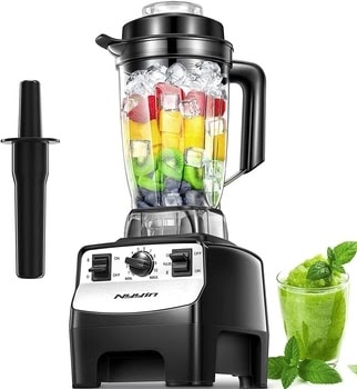 Blender with 10 different speed settings, the blender can solve any problem with food ingredients