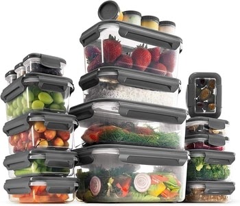 40-Piece Airtight Food Storage Containers With Lids3BPA