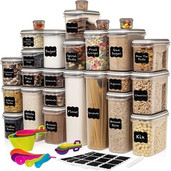 LARGEST Set of 52 Pc Food Storage Containers