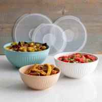 This multi-functional set includes heavy-duty BPA and melamine-free plastic bowls, perfect for all your food prep needs